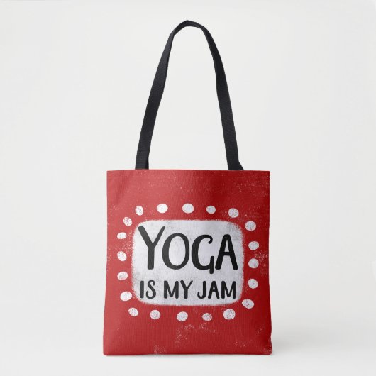 Le yoga est mon Sac fourre-tout de confiture (Devant)