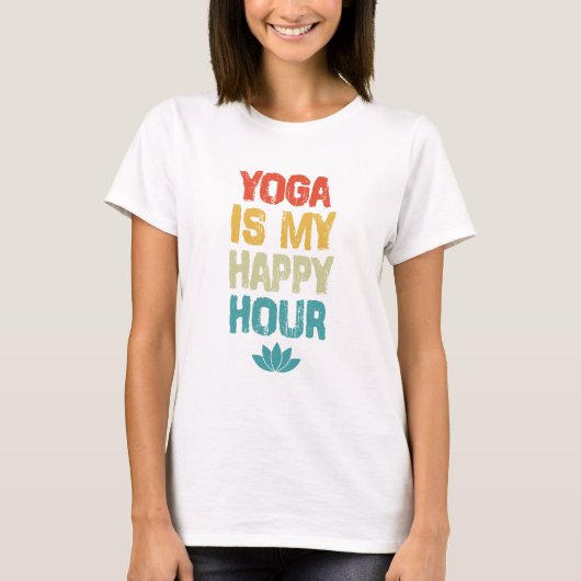 Le Yoga Est Mon T-shirt Bonne Heure (Devant)