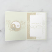 Le yoga parlent : Un invitation parfait de mariage (Intérieur)