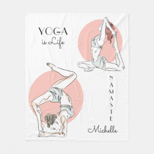 Le yoga pose la couverture faite sur commande