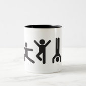 Le yoga pose la tasse de café (Centre)