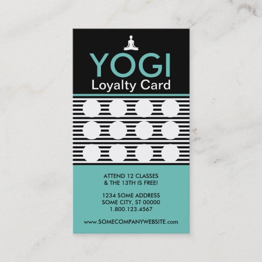 le yogi strie la carte de timbre (Devant)