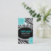 Le zèbre génial barre des cartes de visite (Debout devant)