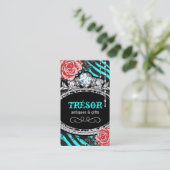 Le zèbre génial barre des cartes de visite (Debout devant)