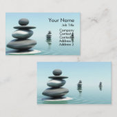 Le zen lapide le carte de visite de midi (Devant / Derrière)