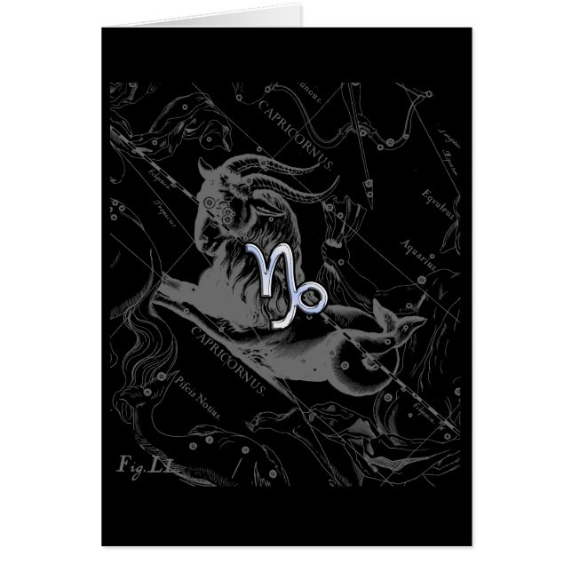 Le zodiaque de Capricorne de style de chrome se (Devant)