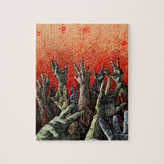 Le zombi remet le puzzle (Vertical)