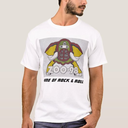 LE ZOO 98 KZEW. Accueil de Rock and Roll. T-shirt (Devant)