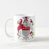 Leach Family Crest Koffiemok (Links)