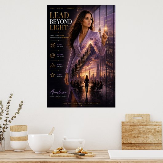 Lead Beyond Light – Affiche de direction exécutive (Cuisine)