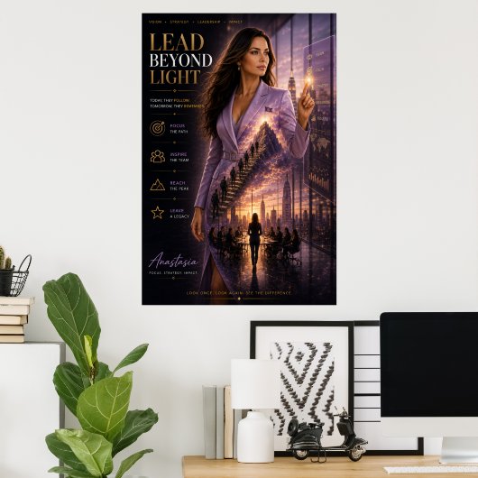 Lead Beyond Light – Affiche de direction exécutive (Bureau à domicile)