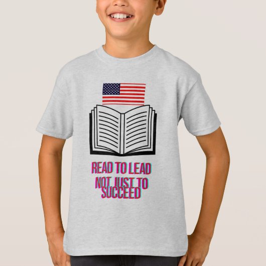 LEAD BY READING T-SHIRT (Voorkant)