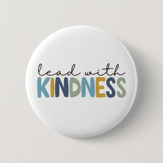 Lead with Kindness button pin (Voorkant)