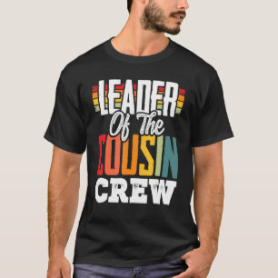 Leader Cousin Crew-leider neef bemanning T-shirt