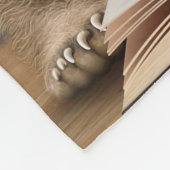 Leader Gift Beer en Rabbit Read Books Fleece Deken (Hoek)