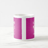 Leader mug - pink with quote (Centre)