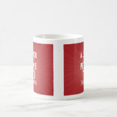 Leader mug - red with quote (Centre)