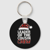 Leader Of The Cousin Crew Christmas Buffalo Red Pl Sleutelhanger (Voorkant)