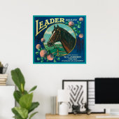 Leader Oranje LabelCorona, CA Poster (Thuiskantoor)