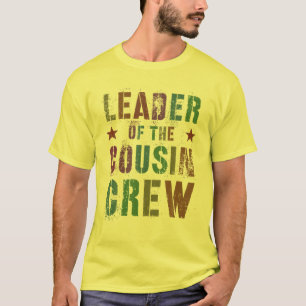 LEADER VAN HET COUSIN CREW Funny Aunt T-shirt