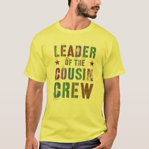 LEADER VAN HET COUSIN CREW Funny Aunt T-shirt