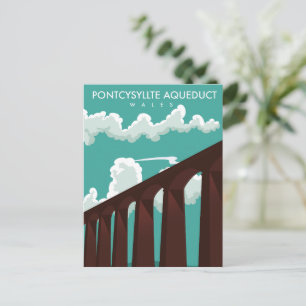 Leaderfoot Viaduc Ecosse affiche de voyage Carte p