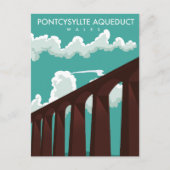 Leaderfoot Viaduc Ecosse affiche de voyage Carte p (Devant)