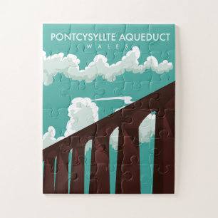 Leaderfoot Viaduct Schotland reisposter Puzzel P