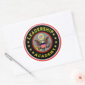 Leadership Academy-badge Ronde Sticker (Envelop)