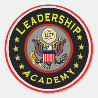 Leadership Academy-badge Ronde Sticker