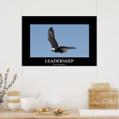 LEADERSHIP Bald Eagle Motivatie Poster (Keuken)