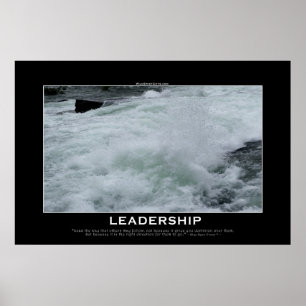 LEADERSHIP Rapids Motivatie foto Poster
