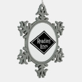 Leading Railroad Company Logo Pewter Ornament (Links)