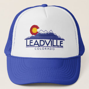 Leadville Colorado houten bergen hoed Trucker Pet