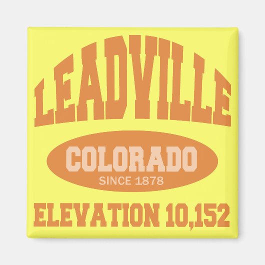 Leadville, Colorado Magneet (Voorkant)