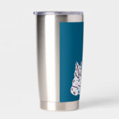 Leaf abstract geïsoleerde drinkbeker (Rechts)