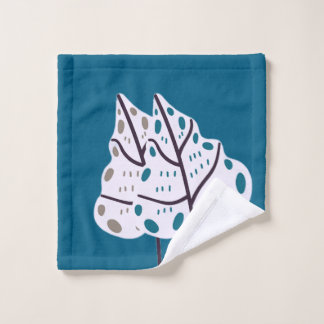 Leaf abstract washandje