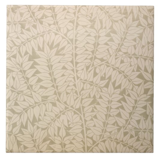 Leaf and Branch Pattern (door William Morris) Tegeltje (Voorkant)