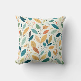 Leaf and Dots cushion Kussen