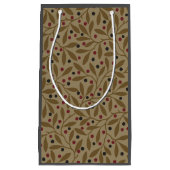 Leaf Berry Classic Kleurrijke  Patroon Art Klein Cadeauzakje (Voorkant)