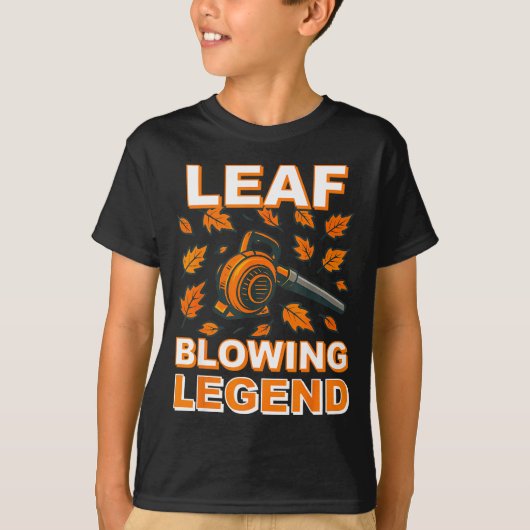 Leaf Blower Shirt Men Funny Lawn Care Leaf Blowing (Voorkant)