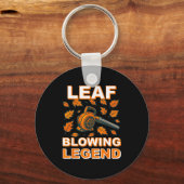Leaf Blower Shirt Men Funny Lawn Care Leaf Blowing Sleutelhanger (Voorkant)