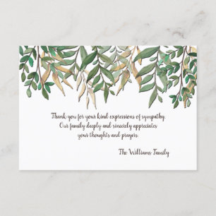 Leaf Canopy Sympathie Hartelijk dank Kaart