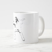 Leaf-Chase Pivot, Grinning Pup Extra Grote Beker (Voorkant rechts)