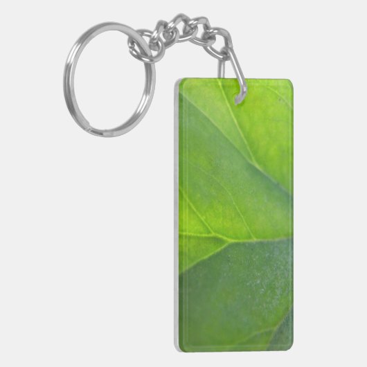 Leaf Closeup Sleutelhanger (Voorkant Links)