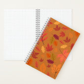 Leaf Collage Notebook Nature Inspired Front & Back Notitieboek (Binnen)