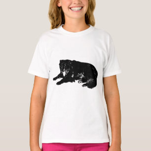 Leaf-Day Rest met een vriendelijke blik T-shirt