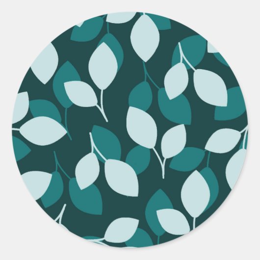 Leaf design print sticker (Voorkant)