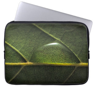 Leaf druplets laptop sleeve