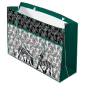 Leaf Gift-tas Groot Cadeauzakje (Achterkant Gekanteld)